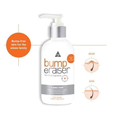 Bump Eraiser Zesty Wash For Shaving Rash Ingrown Hair Treatment