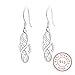 S925 Silver Earrings Enjoit Celtic Knot Drop Dangle Twist Wave Symbol Inifity Ear Loops For Womens