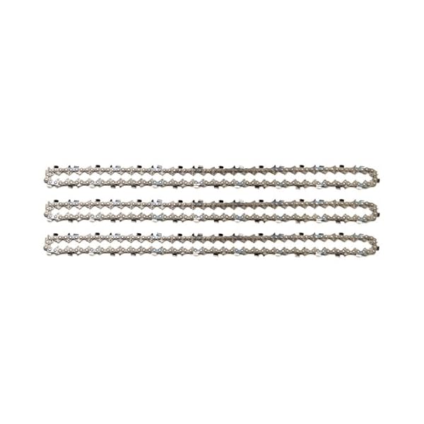 3 tallox Sägeketten 3/8" 1,6 mm 66 TG 45 cm Schwert Vollmeißel kompatibel mit Stihl Motorsägen