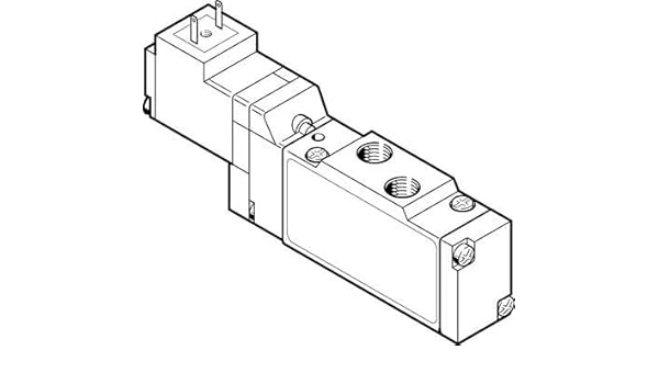 Festo 173138 Meh 5 2 1 8 P L S B Solenoid Valve Supplied In