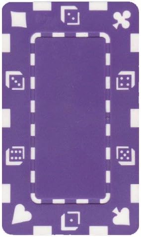Choose Colors! 25 Rectangular Poker Chip Plaques