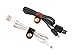 FIBOUND 10pcs Earphone Winder Leather Cable Straps,Cable Ties Leather Cord Organizer,USB Cable Clips,Earphone Winder with Leather Handmade