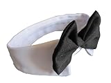Vedem Small Pet Dog Cat Black Bow Tie Collar