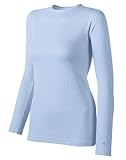 Duofold Women's Mid Weight Wicking Thermal Shirt, Frost, Medium