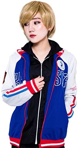 Yuri!!! on Ice Plisetsky Cool School Unisex Zip-Up Pocket Outdoor Sportswear Costume