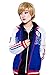 JapanAnimeCosplayExcellent Yuri!!! on Ice Plisetsky Cool School Unisex Zip-Up Pocket Outdoor Sportswear Costume (S(5'1))