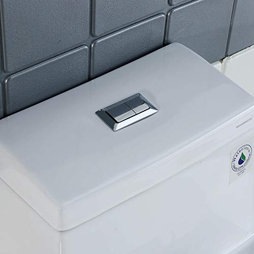 WOODBRIDGE T0019 Cotton toilet Modern Design, One Piece, Dual Flush