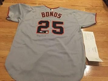 barry bonds signed jersey