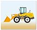 BigWig Prints Construction Trucks Kids Room Wall Decor - Set Six 8x10 Photos