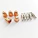 Warrior 10pcs Consumables Kit Electrodes Nozzles For Longevity Tranfimet Air Cooled Plasma Cutting Torch S45