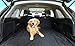 Bonve Pet Dog Seat Cover - Waterproof Pets Car Liner with 2 Adjustable Pet Car Safety Belts Best Dog Hammock Bench Protector for Cars, SUV, Standard
