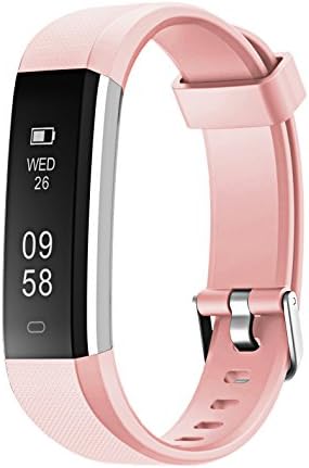 NewYouDirect Fitness Tracker, Activity Tracker Pedometer Waterproof Sports Smart Watch with Sleep Monitor Calorie/Step Counter for iPhone Samsung LG etc for Women Men Kids (Pink-Updated)