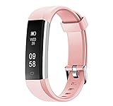 NewYouDirect Fitnss Tracker Activity Tracker Step Tracker with calorie counter sleep tracker pedometer watch for Women Men Kids for iPhone Android (Pink)