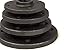 TSP Floor Flange Industrial Pipe 1/2-Inch Black Iron Flanges-1/2 DIY Furniture Decor 10 Pack Malleable Threaded Plumber Fitting-Perfect for Vintage Steampunk Lamps Shelving Plumbing, 1/2
