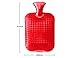 DUOCAI Rubber Hot Water Bottle with Super Soft Fur Cover for Pain,for Stomach 2L (Purple)