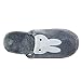 Urban CoCo Women's Cozy Fleece Plush House Slipper (8.5-9 B(M) US, Bunny-Gray)