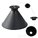 FEBSNOW Round Windshield Ice Scrapers - Magic Cone-Shaped Car Windshield Ice Scrapers, Car Snow Removal Shovel(2 Pack)