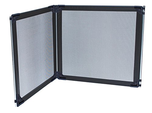 KidKusion 2 Panel Play Safe Fence, Black