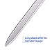 4 Pack Letter Opener Stainless Steel Lightweight Hand Envelope Slitter, Silver