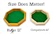 12-inch Felt-Lined Wooden Dice Trays by Wiz Dice (Octagon)