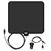 Get Digital TV Antenna 50 Miles Range Indoor Amplified Antenna with High Performance-13 ft Coaxial Cable-Black