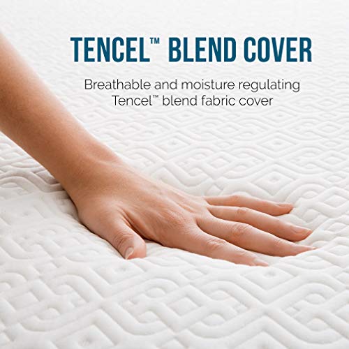 LUCID 14 Inch Memory Foam Bed Mattress Conventional, King, Medium