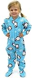 PajamaMania Kids Fun Prints Footed One Piece Pajamas