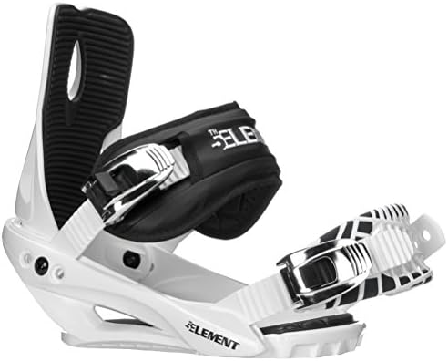 5th Element Stealth 3 Adult Snowboard Bindings for Men-Designed for New or Replacement Snowboards. Universal bindings disc and Hardware for Beginner to Intermediate Snowboard All-Mountain.