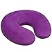 Yinglite Memory Foam Travel Neck Pillow U Shape , Ortho Therapy Neck Support Pillow with Velour Cover (Violet)