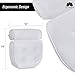 Luxury Spa Bath Pillow with 2 Bath Bombs – Bathtub Support for Back, Head and Shoulders - 4 Extra Large Suction Cups – Great Hot Tub Jacuzzi Accessory by Dr. Maya