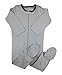 Little World Peas Organic Toddlers Boys Footed Bodysuits (12-18 months, Ash)