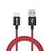 Braided USB Type C Cable, BlitzWolf 3.3ft Reversible USB 2.0 to USB-C Data and Charger Cord for Nexus 5X 6P, OnePlus 2, Nokia N1, Xiaomi 4C, Zuk Z1, Apple Macbook (3.3ft Red)