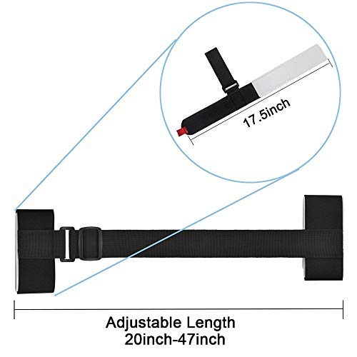 image for LAWOHO Shoulder Ski Carrier Straps Sling with Cushioned Holder 2 Pack 