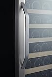 Kalamera 28 Bottle Stainless Steel Freestanding Wine Refrigerator