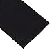 Leadingstar Women Long Sleeve Tunic Top Shirt Dress Casual Mini Black Dress (S, Black)
