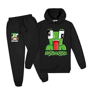 Kids Unspeakable Sweaters Broeken Kleding Sets, hoodies Outfits Stripfiguren Trui Katoen met capuchon trainingspak…