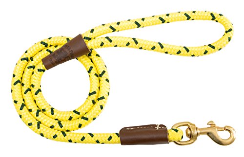 Mendota Products Snap Leash, 1/2" x 6', Hi-Viz Yellow
