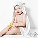 Bamboo Hooded Towel | Made From Organic Bamboo | Extra Soft & Quickly Dries Babies Sensitive Skin | Best Baby Shower Gift for Girl, Boy or Newborn | Premium Bath Towels with a Cute Animal Hood