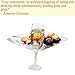 JC HUMMINGBIRD 48 packs 9 inches Elegant Clear Durable Stemware Holder Perfect For Housewarming Social Gathering Wedding Cocktail Party
