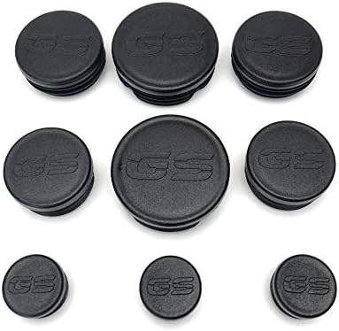 Coaste 9PCS Motorcycle Frame Hole Cover Caps Plug, Decorative for BMW R1200GS R 1200 GS R1200 GS LC Adventure 2013 2014 2015 2016 2017 2018 Frame Cap Set