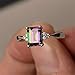iLH Clearance Rings,ZYooh Women Princess Cut Mystic Rainbow Rings Engagement Diamond Rings Jewelry Gift (Rainbow, 8)