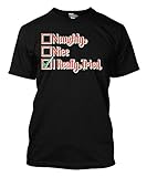 Naughty Nice I Really Tried - Christmas Men's T-shirt