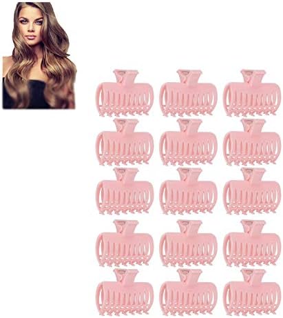 カーラークリップ 15個 セットカーラークリップヘアローラー固定クランプヘアローラーカーラー理髪ツール