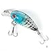 Aorace 9 Pcs/Lot Crankbait Fishing Lure 10# Hooks Fish Wobbler Tackle Crank Bait Isca Artificial Hard Bait Swimbait 4.5cm 4G