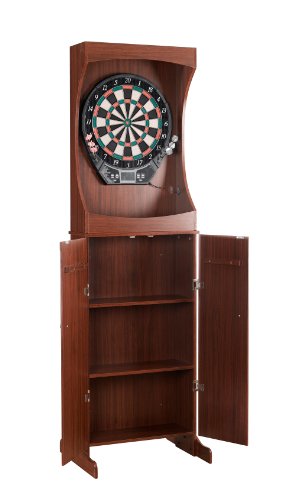Carmelli NG1040 Outlaw Free Standing Dart Cabinet Set with Electronic Scoring