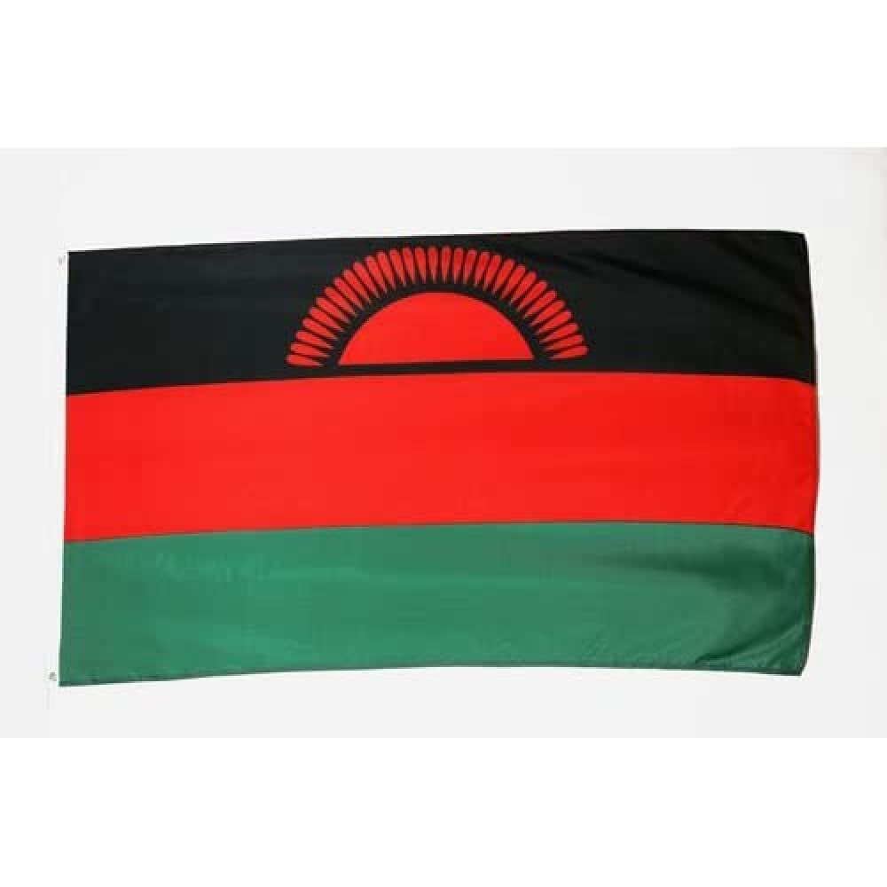 AZ FLAG - Malawi Old Flag - 2x3 Ft - 100D Polyester Former Malawian Banner with Two Metal Grommets - Fade Resistant - Vivid Colors - 2' x 3' Feet - 90x60 Cm