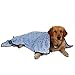 PAWZ Road Pet Dog Blanket Fluffy Fleece Fabric Soft and Cute Warm Dot Print Blanket Washable for Cats and Dogs Blue L:140 * 100cm