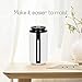 Portable USB Humidifier with Fan, 900ML Ultrasonic Cool Mist Humidifier Air Refresher with 7 Colors Light Changing for Bedroom Home Office Travel Baby Bedroom, Auto Shut-Off, Super Quiet (White/Black)