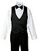 Spring Notion Boys' Classic Fit Tuxedo Set, No Tail 2T Black