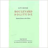 Boulevard solitude